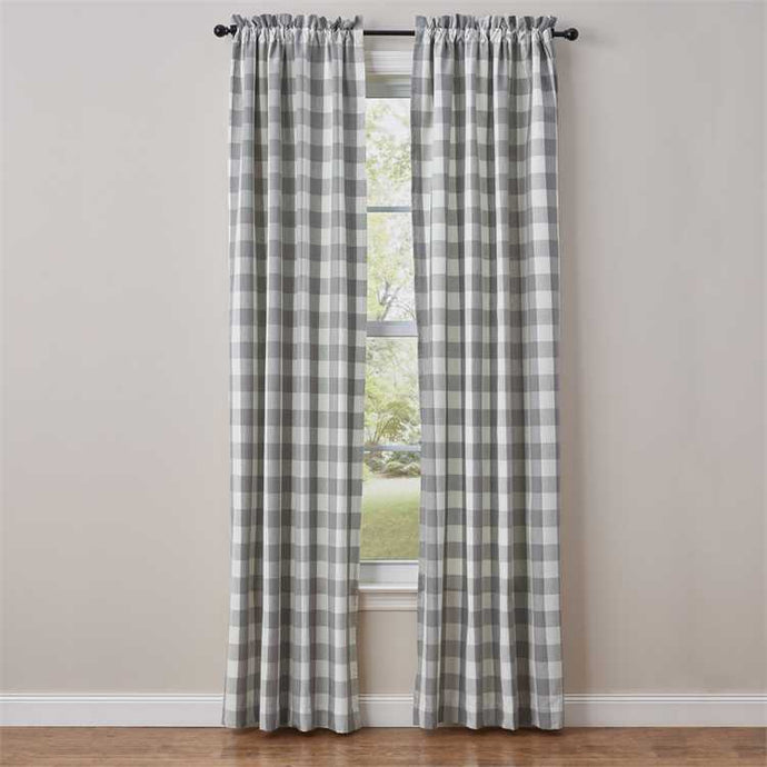 Dove gray curtains