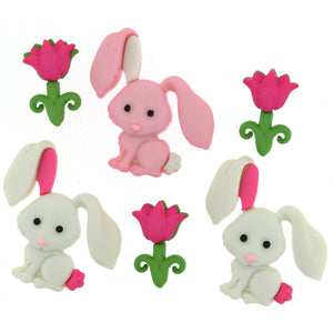 Bunny Love Buttons
