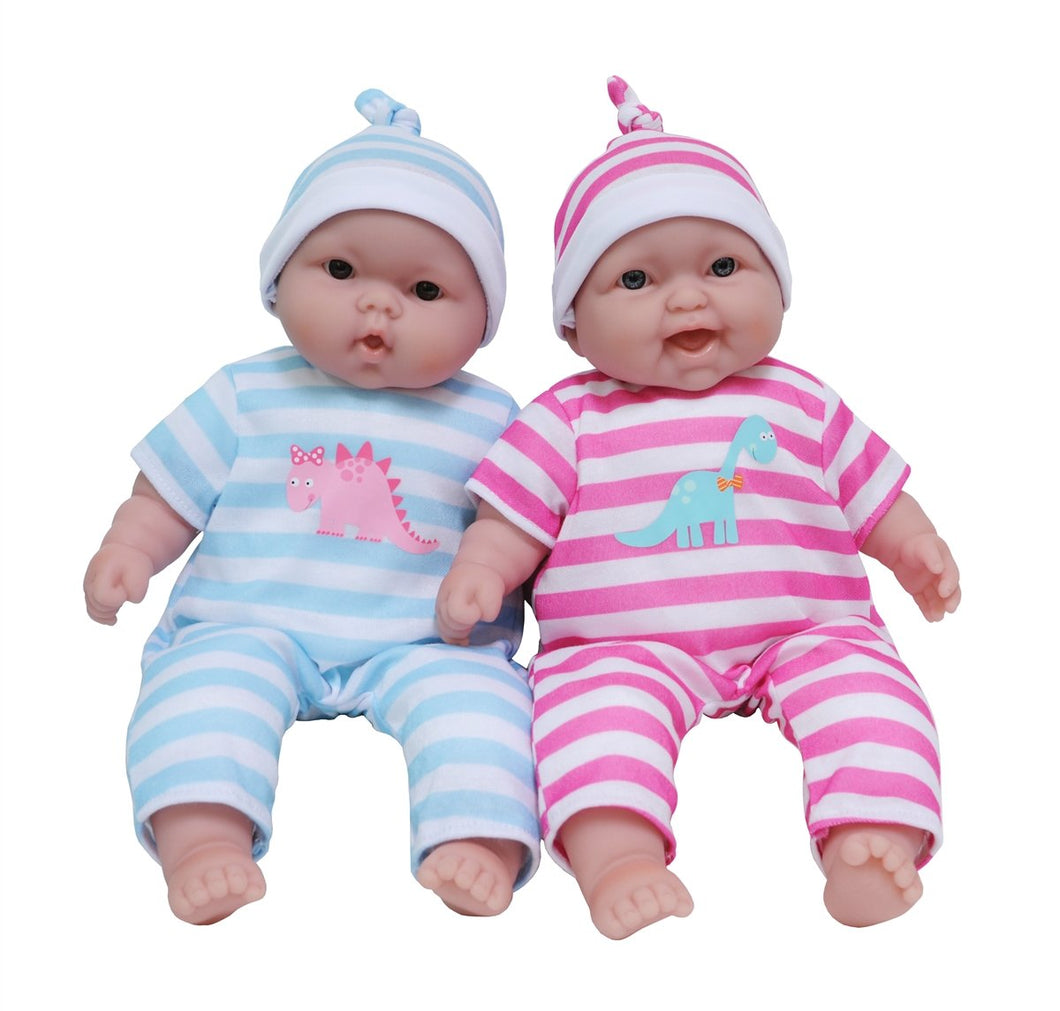 JC Toys Lots to Cuddle Twin Babies 13 Inches 35024