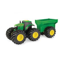 8 In. John Deere Monster Treads Tractor & Grain Wagon 46260