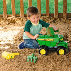 15 In. John Deere Big Scoop Dump Truck & Sand Tools 46510