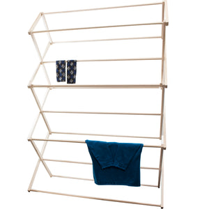 Extra large wooden drying rack.