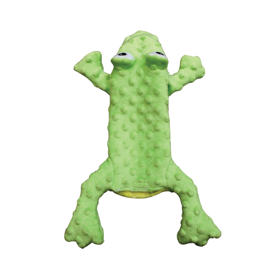 Skinneeez Frog dog toy