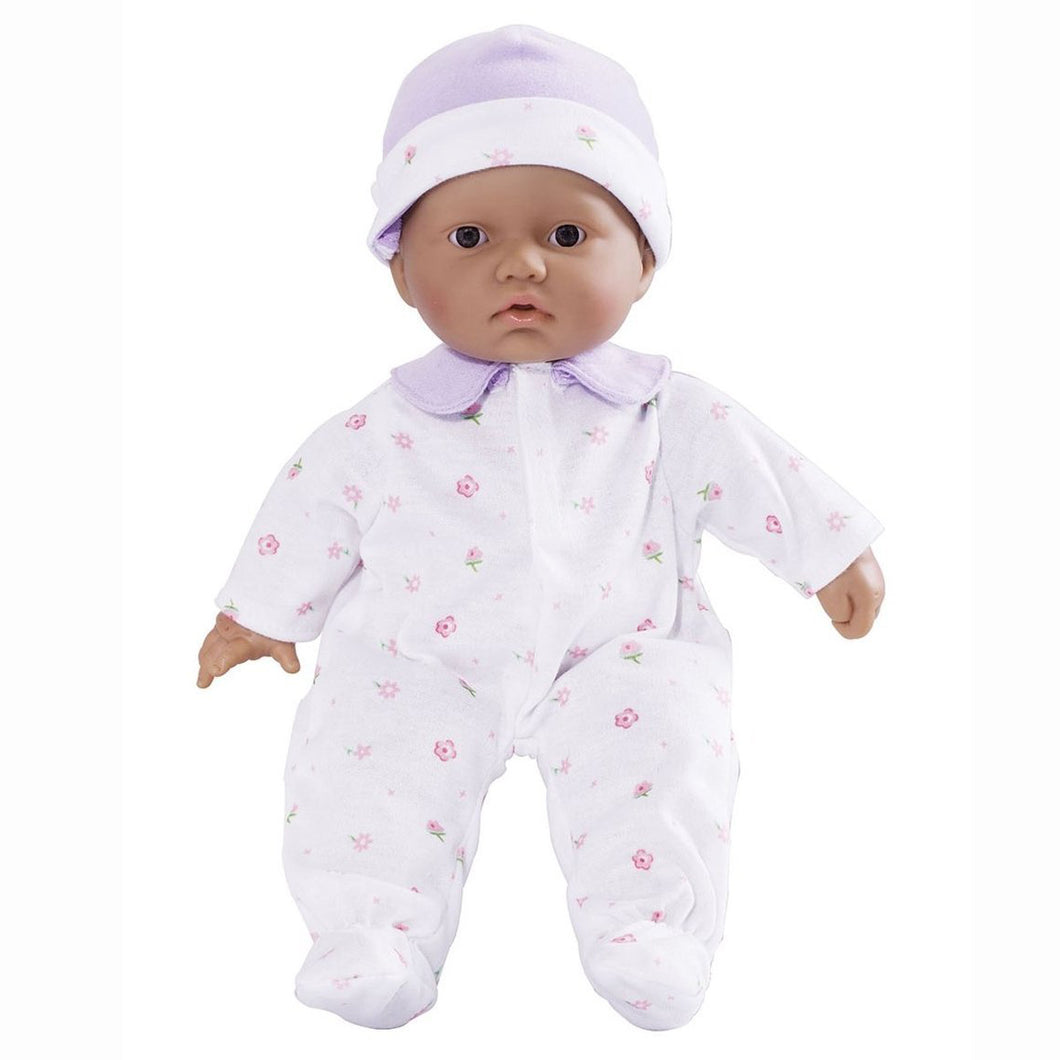 JC Toys La Baby Hispanic Play Doll with Purple Blanket 13110