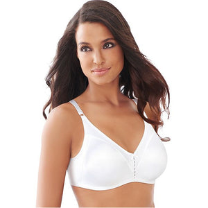 Buy Carnival Women's Front Closure Adjustable Strap Back Support Bra,  White, 44D at