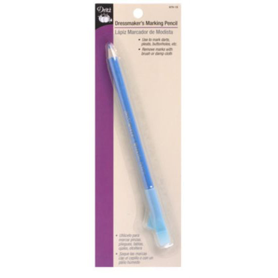 Blue marking pencil