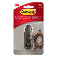 Medium Oil Rubbed Bronze Command Metal Hook