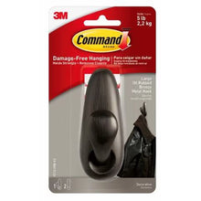 Large Oil Rubber Bronze Command Metal Hook