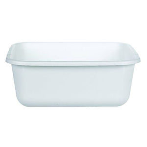 White Plastic Dish Pan