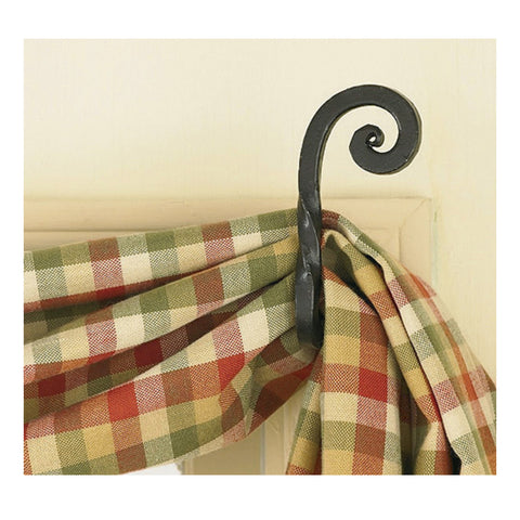 Forged Scroll Curtain Hook 22-605