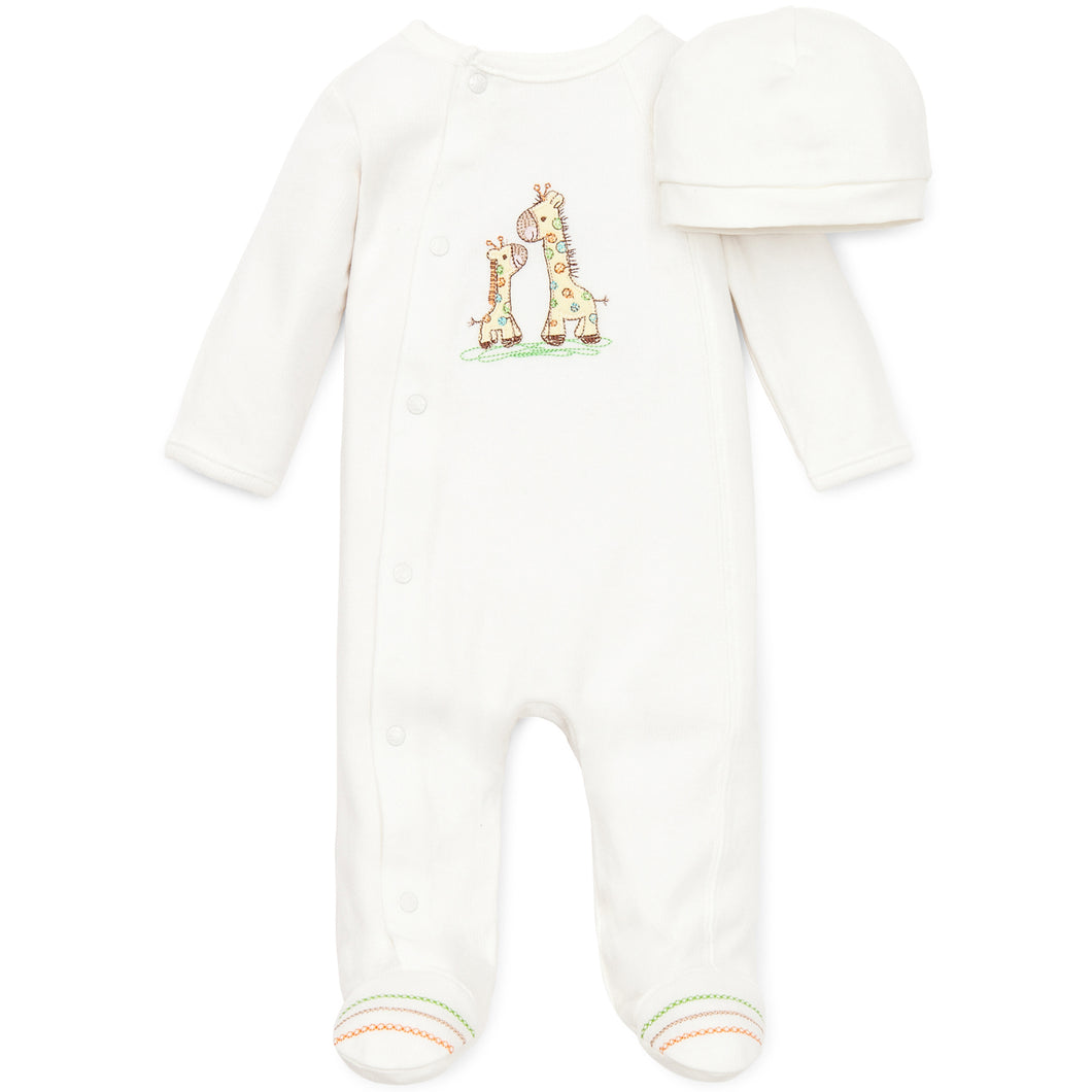 Giraffe Sleeper and hat set