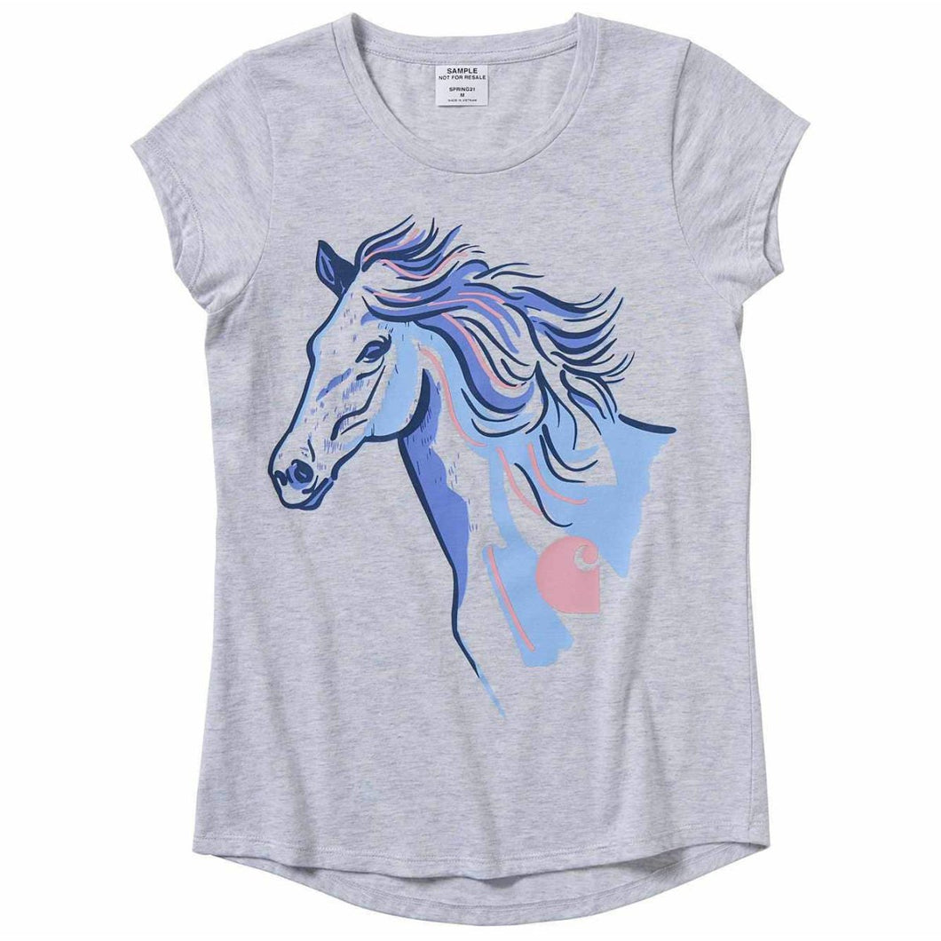 Girls' Horse Graphic T-Shirt- Toddler to Teen Sizes