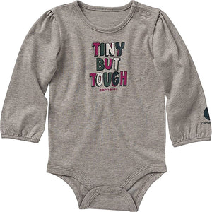 Girls' Long-Sleeve Tiny But Tough Bodysuit CA9925