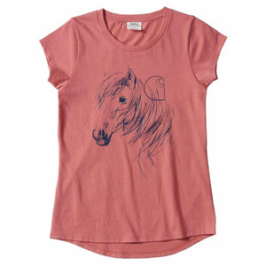 Girls' Scribble Horse T-Shirt- Toddler to Teen sizes