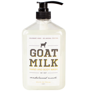 Goat milk hand and body wash