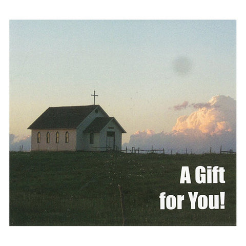 Good's Store Gift Card in a Country Church Holder
