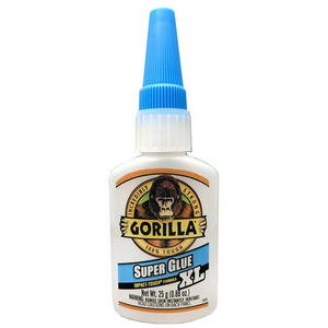 Gorilla Fabric Glue (Crystal Clear, High Strength, Iron Safe