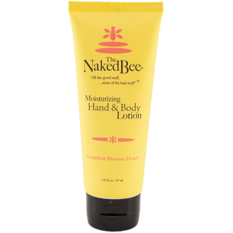 small tube of naked bee grapefruit blossom honey lotion