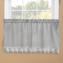 Gray tiers curtains