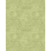 Green honeycomb fabric