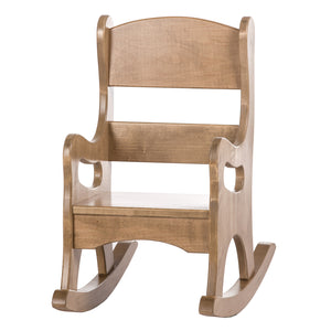 Harvest wooden child's rocking chair