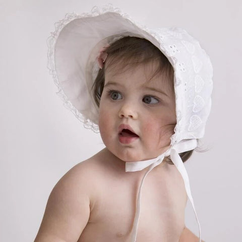 White Heart Sunbonnet