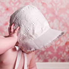 White Baby bonnets