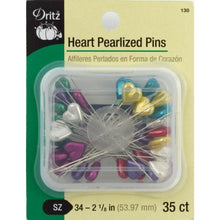Heart pins in box