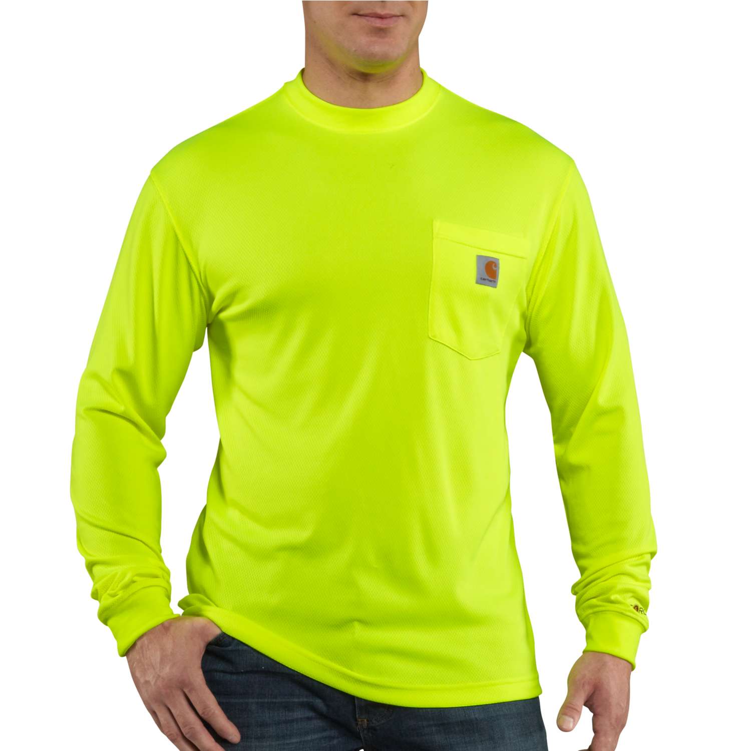 Cool Breeze Classic: Breathable Long Sleeve Fishing Shirt Cool Orange / X-Large