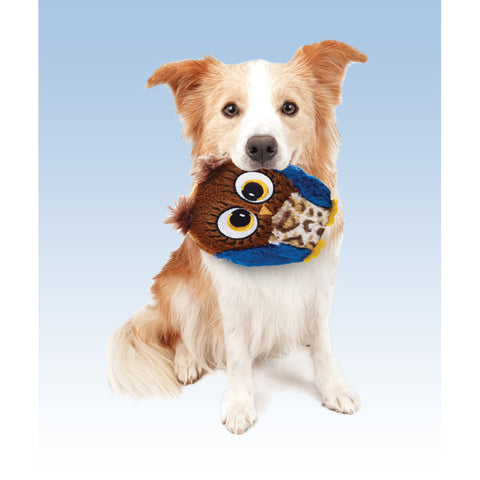 Owl dog toy squeaker