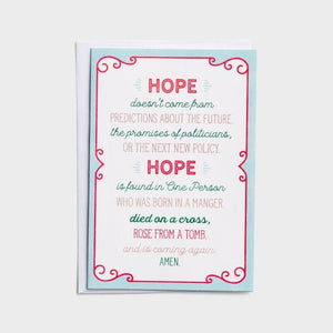 Hope is Found Boxed Christmas Cards 18-count J6344