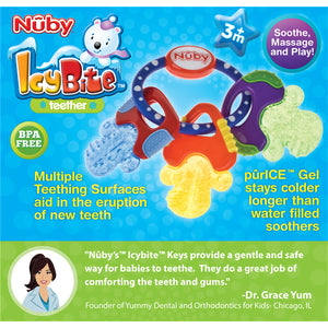 IcyBite Nuby teething keys