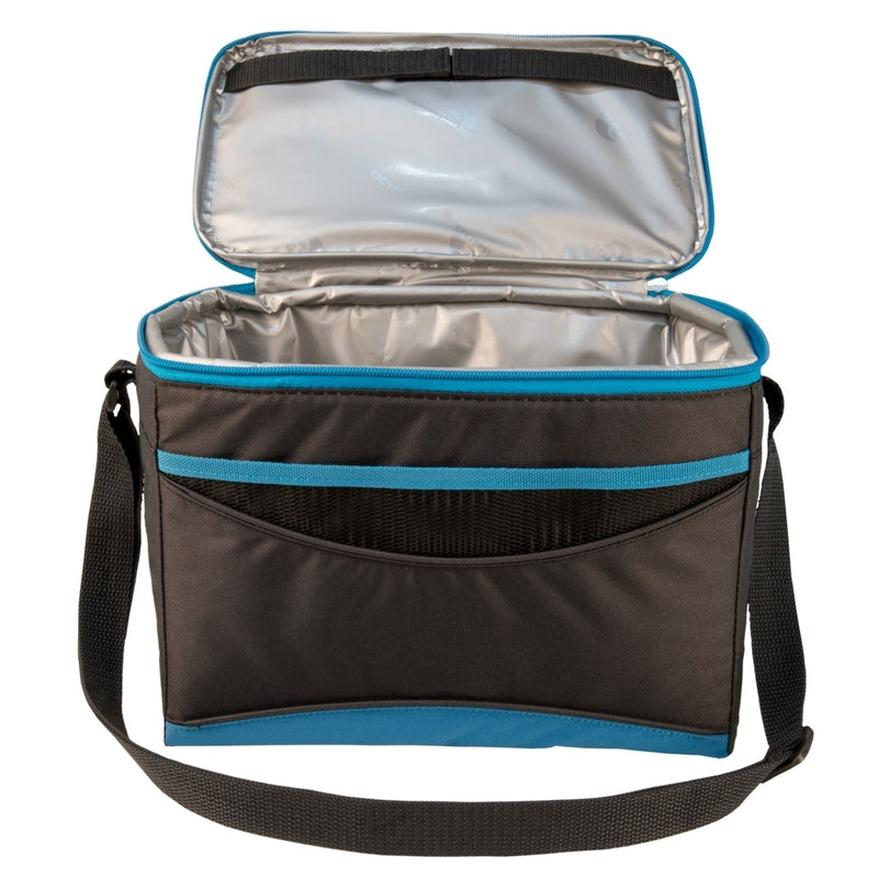 Shop Royal Lunch Box Shoulder Bag - Dark Blue Leaf Drawing