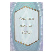 Birthday - Marble & Geodes - 12 Boxed Cards "Another Year of You!"