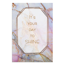 Birthday - Marble & Geodes - 12 Boxed Cards "It's Your Day to Shine"