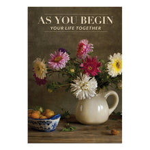 Wedding - Flower Vases - 12 Boxed Cards, KJV "As you begin your life together"