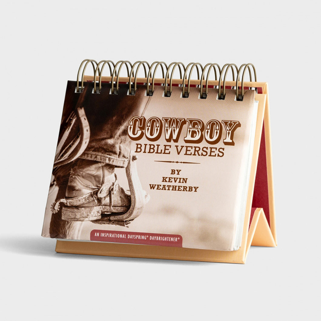 Cowboy Bible Verses - Perpetual Calendar Kevin Weatherby Front Cover