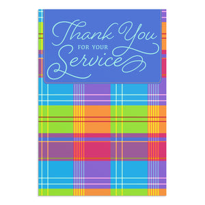 Ministry Appreciation - With Appreciation - 12 Boxed Cards "Thank you for your Service"