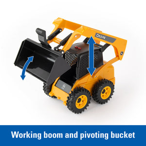 working boom and pivoting bucket