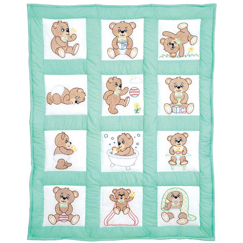 Teddy Bears Nursery Quilt Blocks