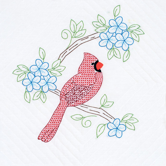 Cardinals 18-Inch Quilt Block