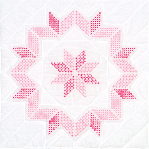 XX Kaleidoscope Star 18-Inch Quilt Block