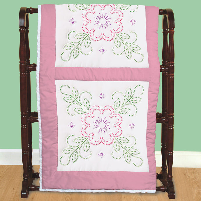 XX Floral Design 18-Inch Quilt Blocks