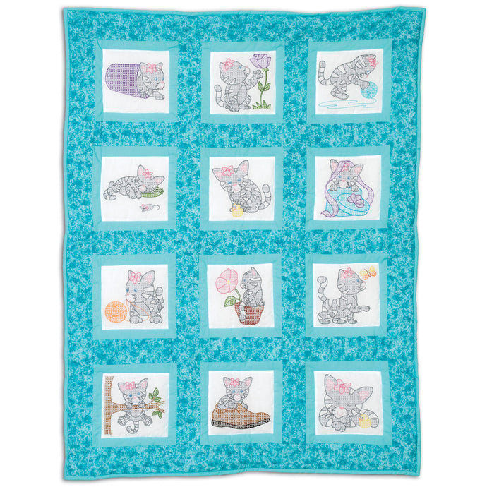 Kittens 9-Inch Theme Quilt Blocks