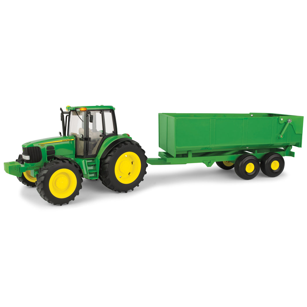 John Deere Big Farm Tractor and wagon set