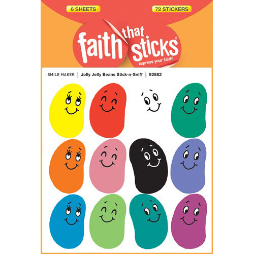 Jelly bean stickers