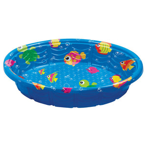 Kids' wading pool with fish print