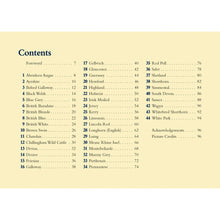 Table of contents book