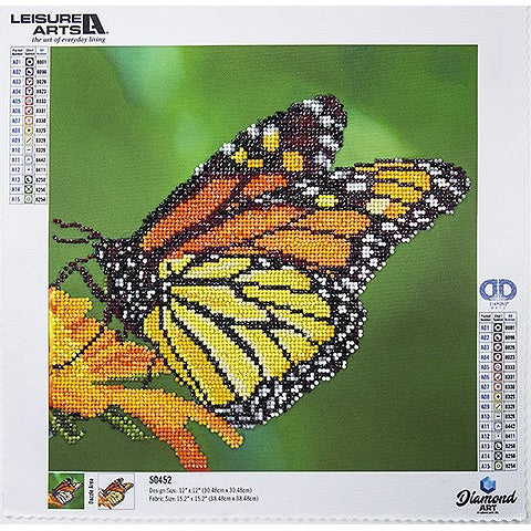 5D Diamond Painting Monarch Butterfly and Two Sunflowers Kit - Bonanza  Marketplace