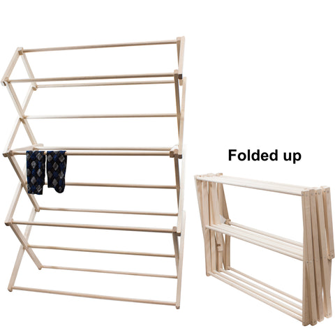 Drying rack- folded up.